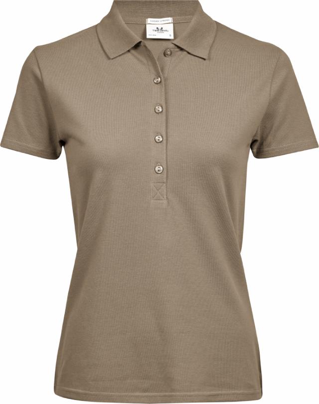 Luxury stretch polo, dam