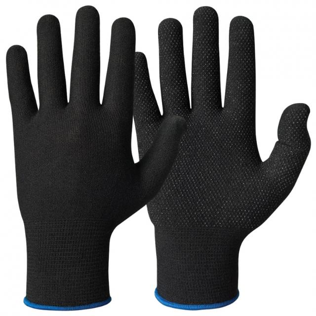 Textilvante med microdots, svart