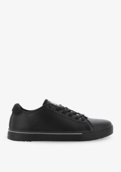 Zoom bild av Arbetssko sneaker i läder , svart